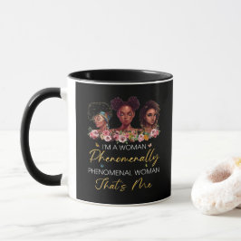 Taza Mujer fenomenal Mug Blanco y Negro