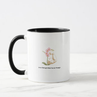 Taza Mujer Floral Fuerte