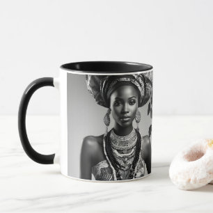 Taza Mujer hermosa africana