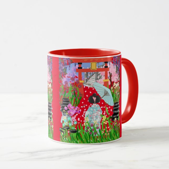 Taza mujer japonesa (Anverso derecho)