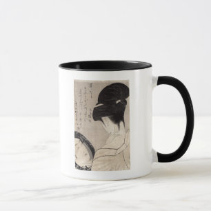 Taza Mujer joven que aplica el maquillaje, c.1795-96