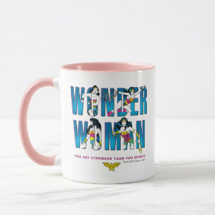 Taza Mujer Maravilla: "Eres Más Fuerte De Lo Que Crees"