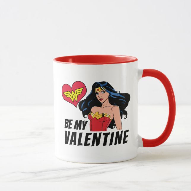 Taza Mujer Maravilla | Eres un maravilloso San Valentín (Derecha)