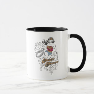 Taza Mujer Maravilla Florece