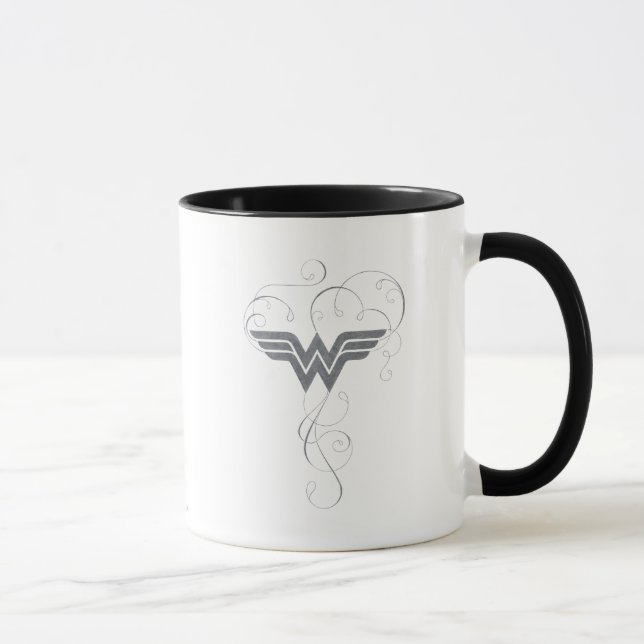 Taza Mujer Maravilla | Logo de Beauty Bliss (Derecha)