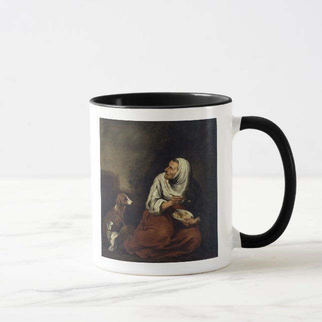 Taza Mujer mayor con el perro (Derecha)