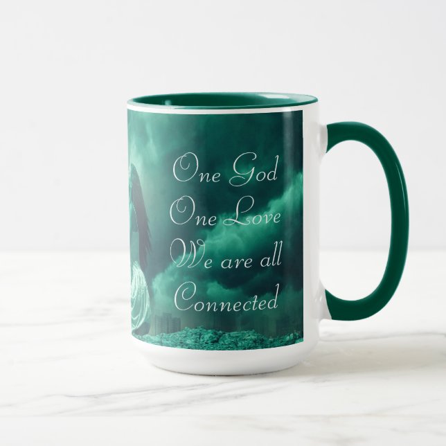 Taza Mujer mítica envía oraciones al universo (Derecha)