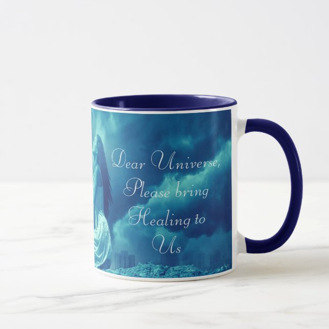 Taza Mujer mítica envía oraciones al universo (Derecha)