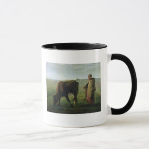 Taza Mujer que pasta su vaca, 1858