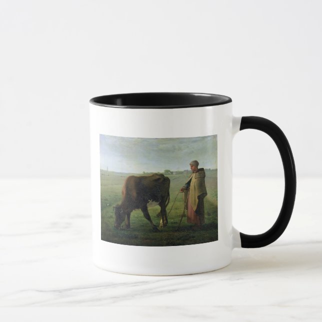 Taza Mujer que pasta su vaca, 1858 (Derecha)