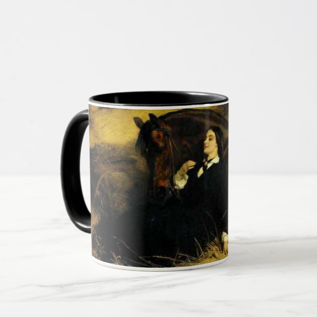 Taza Mujer y caballo (Anverso izquierdo)