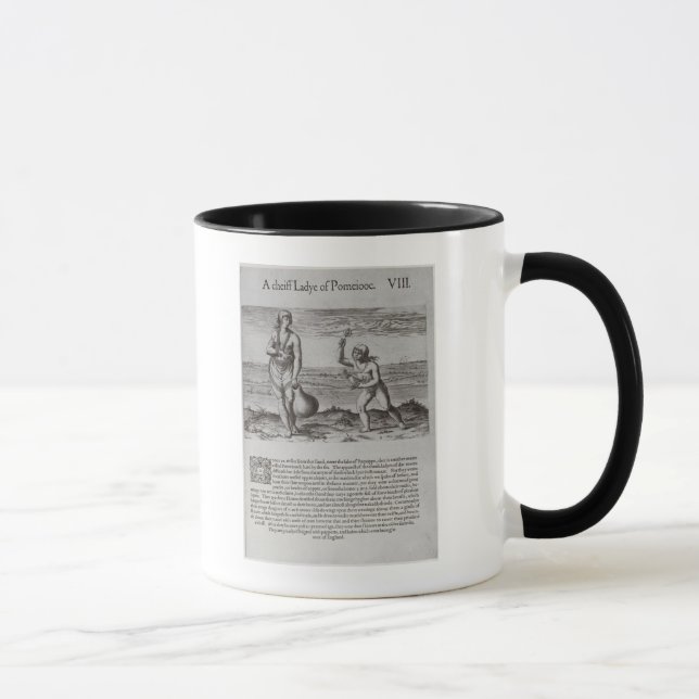 Taza Mujer y chica joven indias (Derecha)