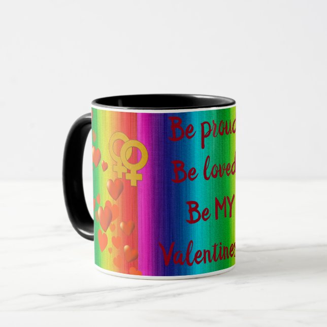 Taza Mujeres amantes del arcoiris (Anverso izquierdo)