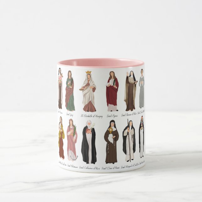 Taza Mujeres católicas Saint Coffee Mug, 11 oz (Centro)