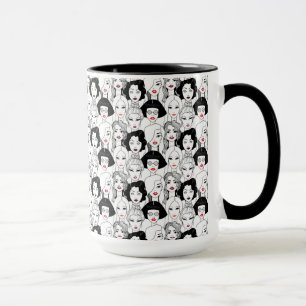 Taza Mujeres con el modelo del lápiz labial
