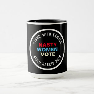 Taza Mujeres desagradables votan por Kamala