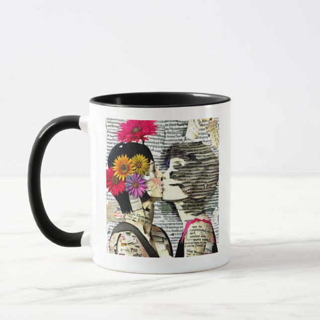 Taza Mujeres enamoradas | Beso del Orgullo (Izquierda)