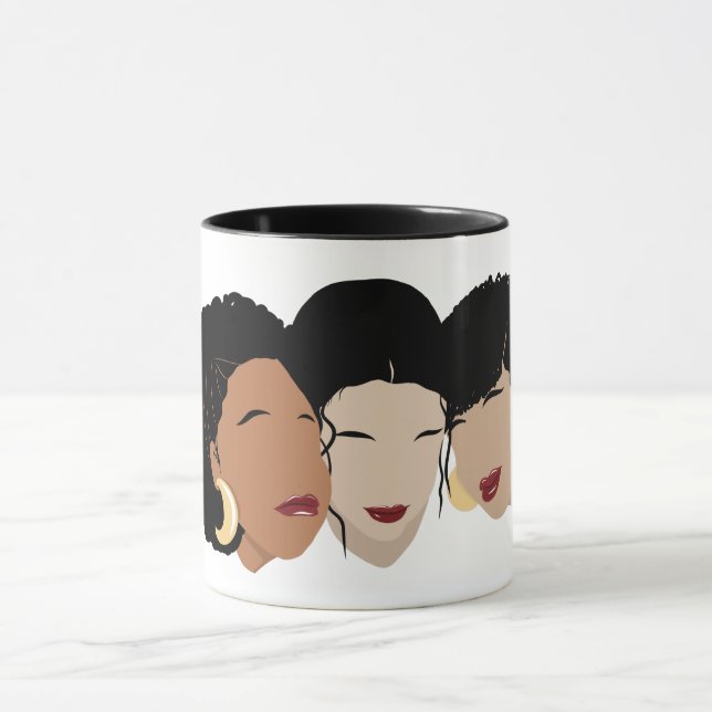 Taza Mujeres negras, hermanas amigas (Centro)