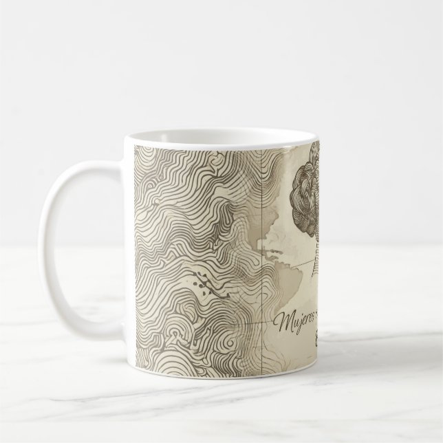 Taza Mujeres que dibujaron el mundo Si te gusta es (Izquierda)