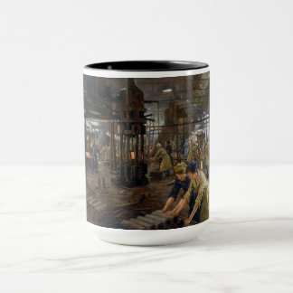 Taza Mujeres trabajando en una fábrica de municiones en