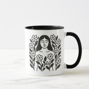 Taza Mujeres y flores