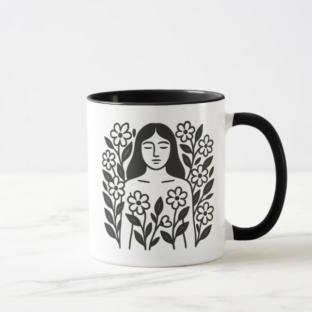 Taza Mujeres y flores