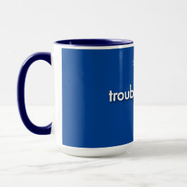 Taza mujerproblemática! - en azul