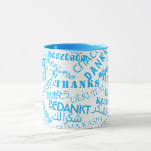 Taza Multi Language International - Gracias - Personali