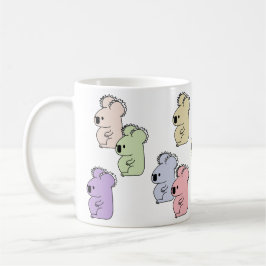 Taza multicolora de la koala