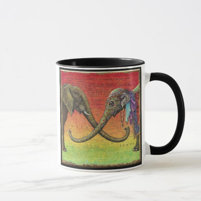 Taza multicultural del elefante: Xenophile (Derecha)