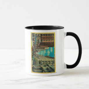 Taza Multitud diaria en Séptimo y Broadway