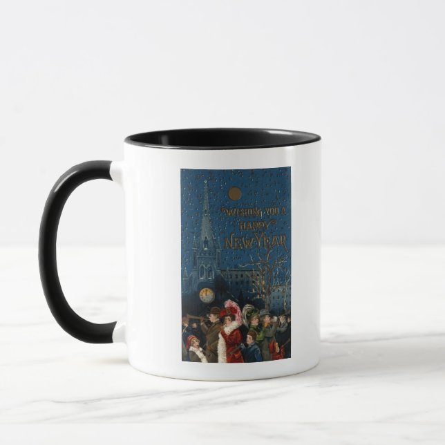 Taza Multitud Soplando Cuernos (Izquierda)