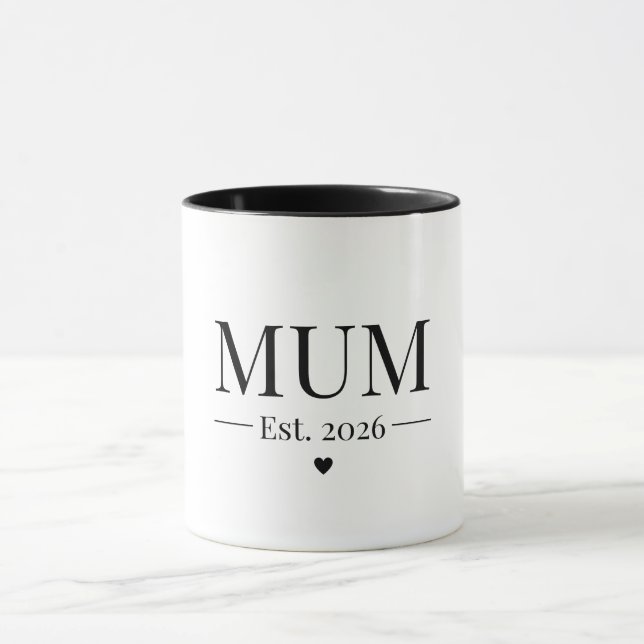 Taza Mum Established 2026 (Centro)