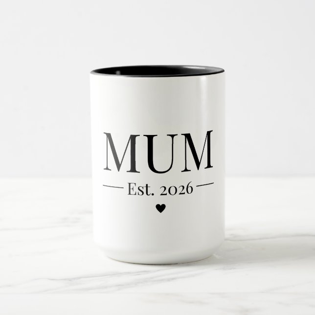 Taza Mum Established 2026 (Centro)