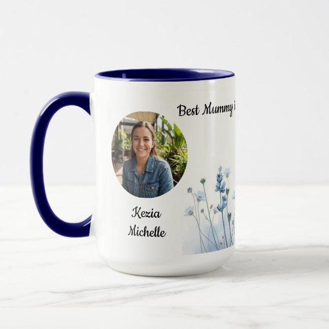 Taza Mummy’s Little Wildflowers Personalized Name (Izquierda)