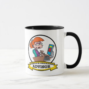 TAZA MUNDIAL MAYOR ASESORA MUJERES PERSONALIZADO