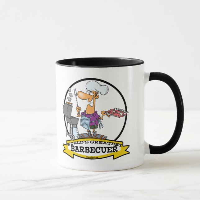 TAZA MUNDIAL MAYOR PERSONALIZADO DE HOMBRES DE BARBACOA (Derecha)