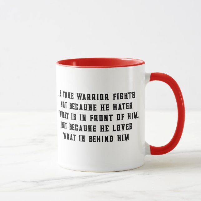 Taza Mundo de los Guerreros (Derecha)