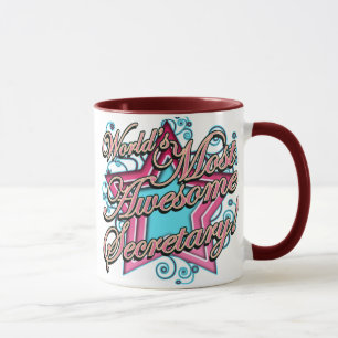 Taza Mundos la mayoría de la secretaria impresionante