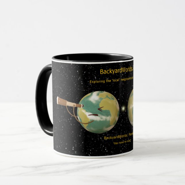 Taza Mundos traseros: Planeta 9 Combo Mug, 11 oz (Anverso izquierdo)