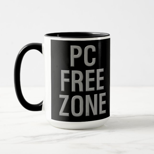 Taza Muñeca combinada negra de zona libre de PC (Izquierda)