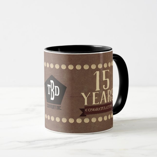 Taza Muñeca conmemorativa del aniversario del empleado  (Anverso derecho)