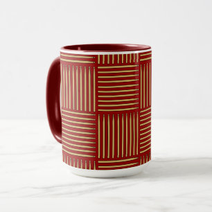 Taza Muñeca crosshatch de tipo tambor