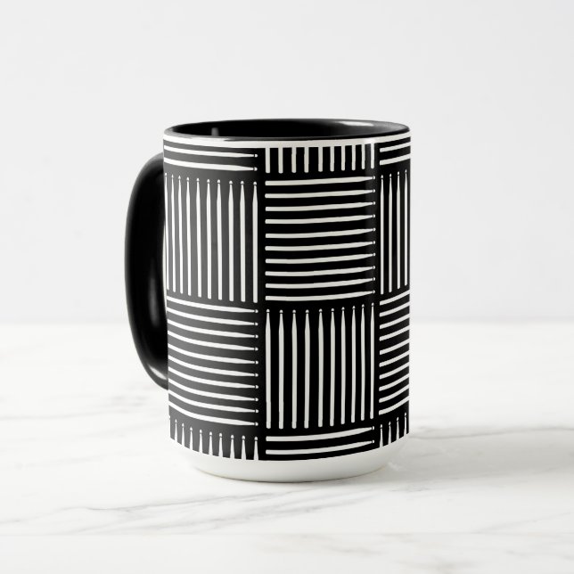 Taza Muñeca crosshatch de tipo tambor (Anverso izquierdo)