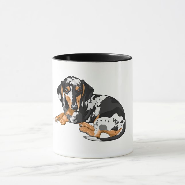 Taza Muñeca Dachshund (Centro)