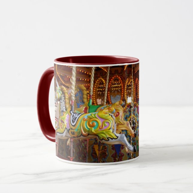 Taza Muñeca de caballo carrusel (Anverso izquierdo)