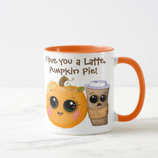 Taza Muñeca de caída de especias de calabaza