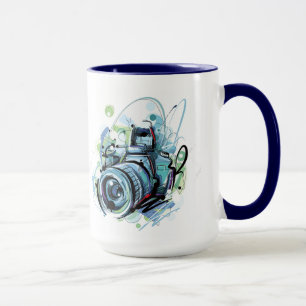 Taza Muñeca de cámara para mostrar dibujos artísticos