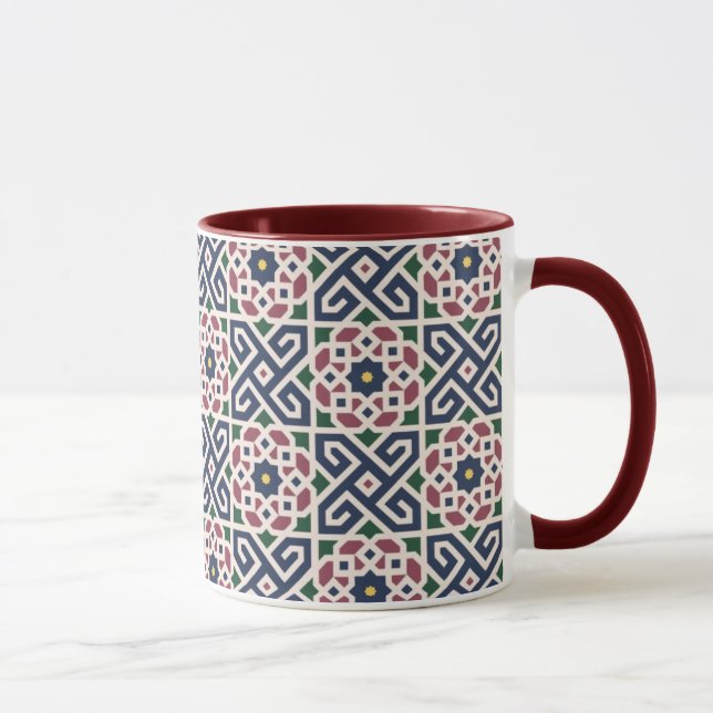 Taza Muñeca de cerámica árabe marroquí (Derecha)