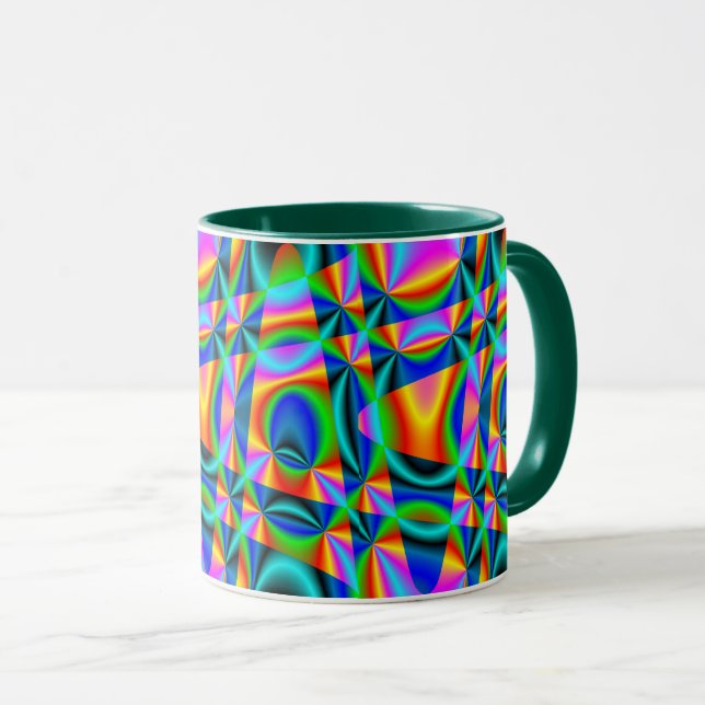 Taza Muñeca de colcha arco iris (Anverso derecho)